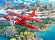 Cobble Hill Puzzle Airplane Beechcraft Staggerwing 500 pieces - Jigsaw Puzzle