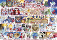 Gibsons Puzzle Alphabet of Christmas 1000 pieces - Jigsaw Puzzle