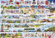 Gibsons Puzzle Cream teas and their classification 2000 pieces - Jigsaw Puzzle