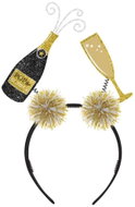Amscan Čelenka šampaňské a sklenička, narozeniny, silvestr, happy new year - Party Accessories