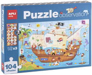 Apli Postřehové puzzle Pirátská loď - Puzzle