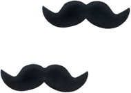 Guirca Black Moustache, 2 pcs - Costume Accessory