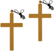 Godan Cross Necklace, Plastic 22cm, Halloween, 2pcs - Costume Accessory