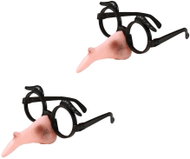 Rappa Witch's Nose with Glasses, Halloween, 2 pcs - Costume Accessory