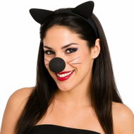 Guirca Black Foam Nose - Mickey - 5 cm, 3 pcs - Costume Accessory