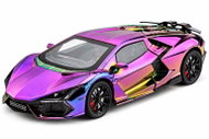 AS Model Lamborghini Revuelto se světly, zvukem a mlhou, fialový - Kovový model