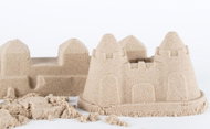 Adam Toys Kinetic sand, natural, 3 kg, sandpit moulds - Kinetic Sand