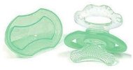 Baby Teether BabyOno Silicone pacifier - massage "pacifier" green - Kousátko
