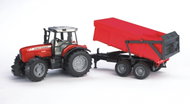 Bruder 02045 Massey Ferguson 7480 tractor with roller - Tractor