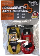 MaDe Autodrama spare cars 2 pcs 1:43, yellow, red - Slot Track Car