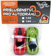 MaDe Autodrama spare cars 2 pcs 1:64, red, green - Slot Track Car