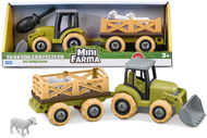 Vizopol Traktor na šroubování minifarma 30 × 11,5 × 9 cm - Šroubování pro děti