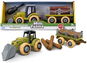 Vizopol Traktor na šroubování klády 30 × 11,5 × 9 cm - Šroubování pro děti