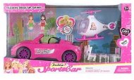 Toy Doll Car Auto pro panenky s vrtulníkem - Auto pro panenky