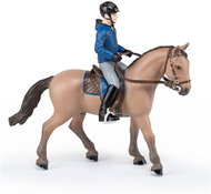 PAPO Horse walking with rider - Figure