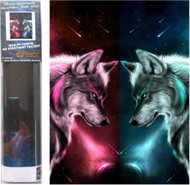 Norimpex Wolf's eye view 30 × 40 cm - Diamond Painting