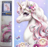 Norimpex Unicorn girl 30 × 40 cm - Diamond Painting