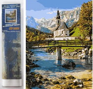Norimpex Church in Ramsau 30 × 40 cm - Diamond Painting