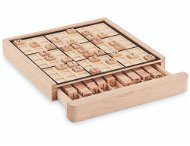 Sortland Dřevěné sudoku - 22,5 × 23,5 × 3,1 cm - Board Game