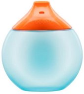 Boon FLUID Anatomický netekoucí hrneček oranžovo-modrý - Baby cup