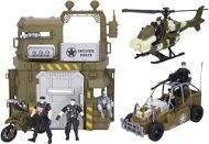Wiky Military Set with Car and Helicopter - Figure Accessories