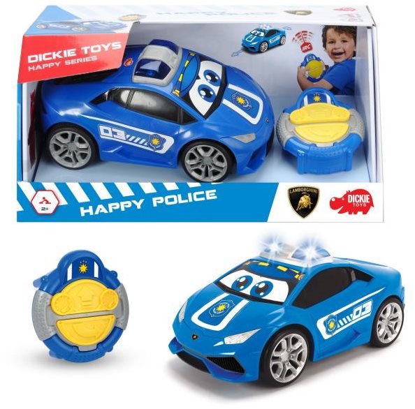 Dickie IRC Happy Police Remote Control Car alza.sk