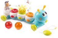 Smoby Cotoons Electronic Caterpillar - Push and Pull Toy