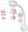 Musical Carousel with Projection, 3-in-1 Pink