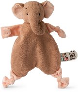 Baby Sleeping Toy Ebu Elephant, Pink Huggy Blanket - Usínáček
