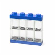 Úložný box LEGO zberateľská skrinka na 8 minifigúrok – modrá - Úložný box