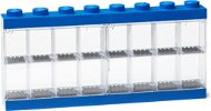 LEGO zberateľská skrinka na 16 minifigúrok – modrá - Úložný box
