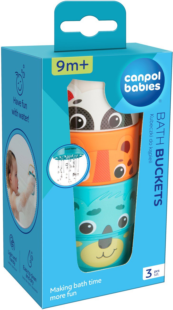 Canpol babies Színes vödrök készlete
