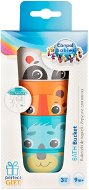 Bath Stacking Cups Canpol Babies Bucket Set assorted colours - Kelímky do vody