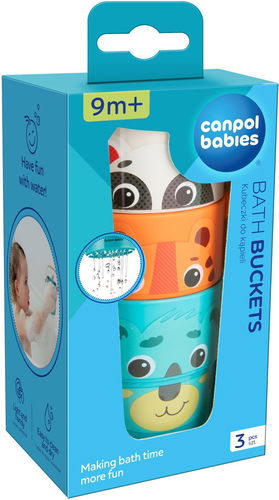 Canpol babies Sada barevných kyblíčků - Kelímky do vody - Hlavní obrázek