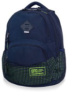 CoolPack Dart II Dots yellow/navy - Backpack