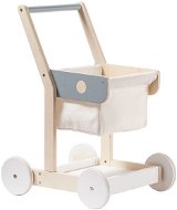 Nákupny vozík drevený Bistro - Detský nákupný košík
