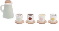 Spielset Bistro Teekanne mit 4 Tassen aus Holz - Kindergeschirr
