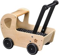 Neo Natural Wooden Pram - Doll Stroller