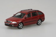 Škoda Octavia II Combi (2004) 1:43 - Red Flamenco Metallic - Toy Car