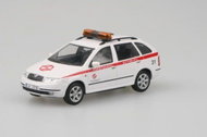 Škoda Fabia Combi (2000) 1:43 - DP hl.m. Of Prague - Emergency Buses - Toy Car