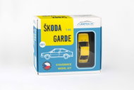 Skoda Garde (1982) 1:43 - Yellow Solar - Model Kit - Toy Car