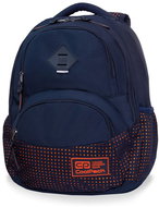 CoolPack Dart II Dots Orange / Navy - School Backpack