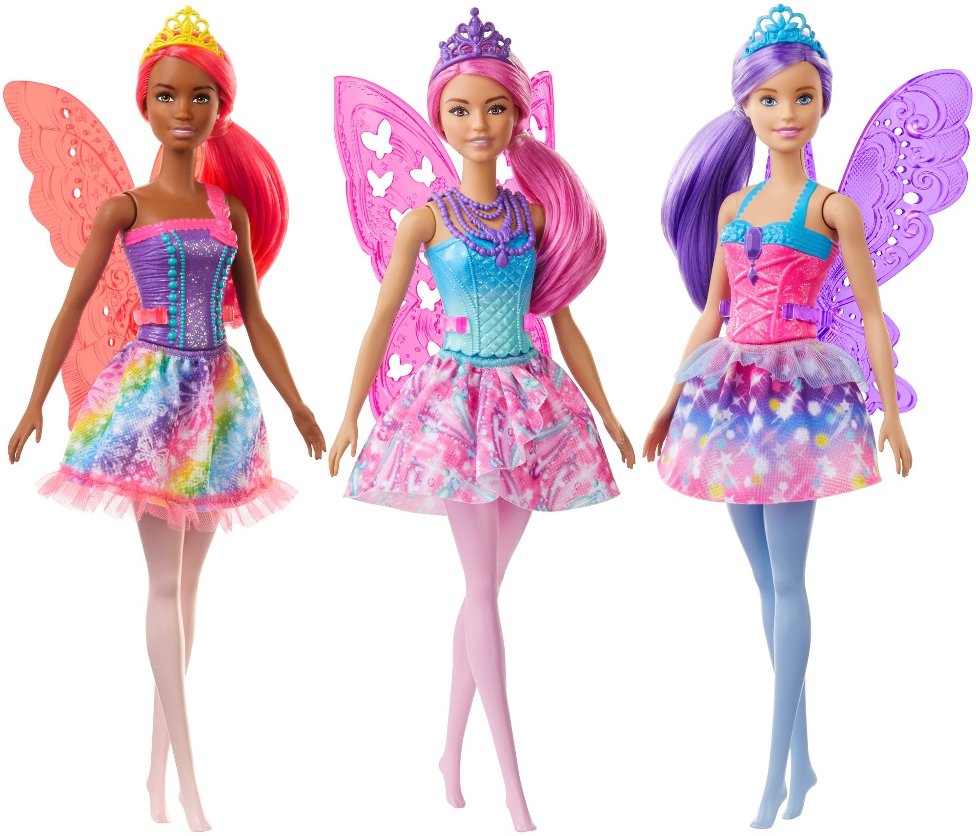 Barbie dreamtopia fairy doll best sale purple hair