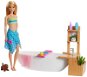Barbie Wellness Sprudelbad Spielset mit Puppe - Puppe
