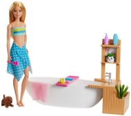 Barbie Wellness Sprudelbad Spielset mit Puppe - Puppe