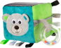 Educational Toy Canpol Babies Plush Sensory Cube Grey - Didaktická hračka