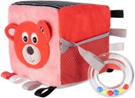 Educational Toy Canpol babies Plush Sensory Block, Red - Didaktická hračka