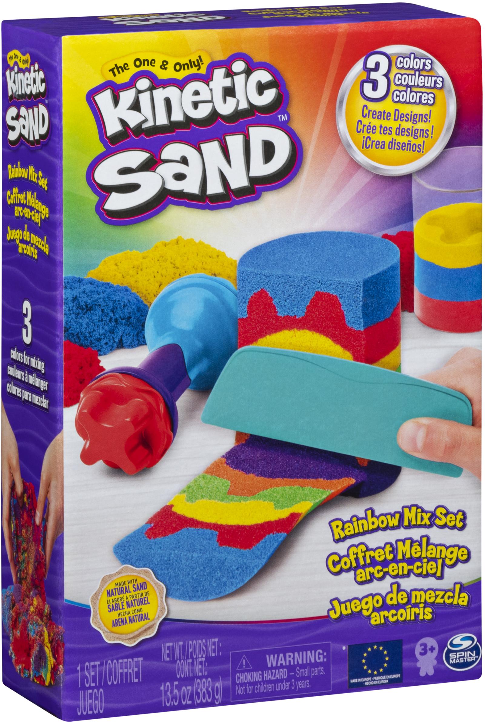 Kinetic Sand Szivárványos játékkészlet