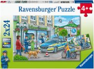 Ravensburger 050314 Rendőrségi nyomozás, 2x24 darabos - Puzzle