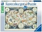 Ravensburger 160037 World Map of Fantastic Animals 1500 pieces - Jigsaw
